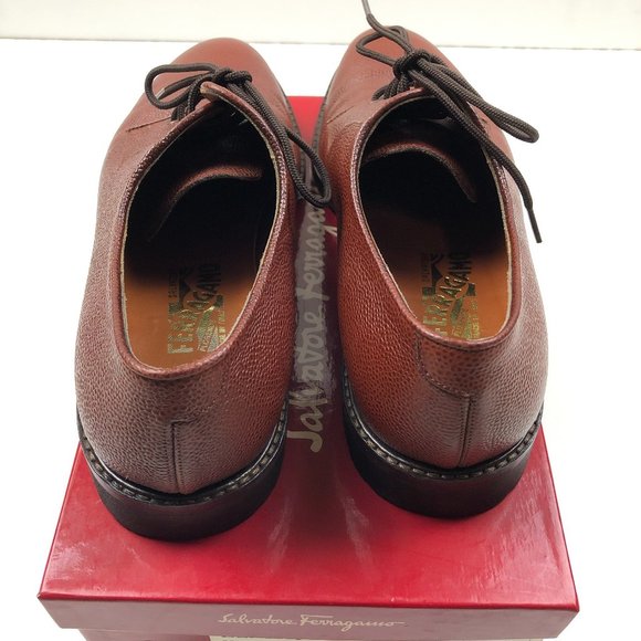Salvatore Ferragamo brown oxfords